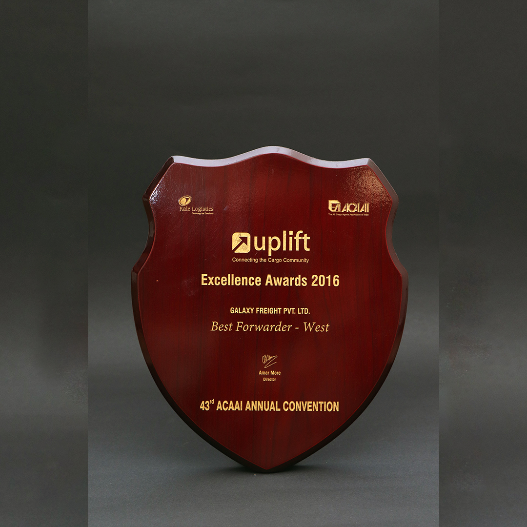 Logistics Certifications Excellence Award
